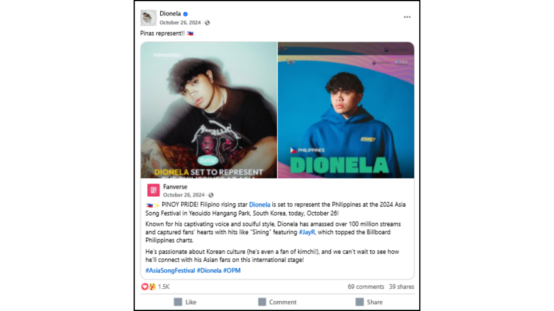 Photo Source: Dionela Facebook Page (2024)