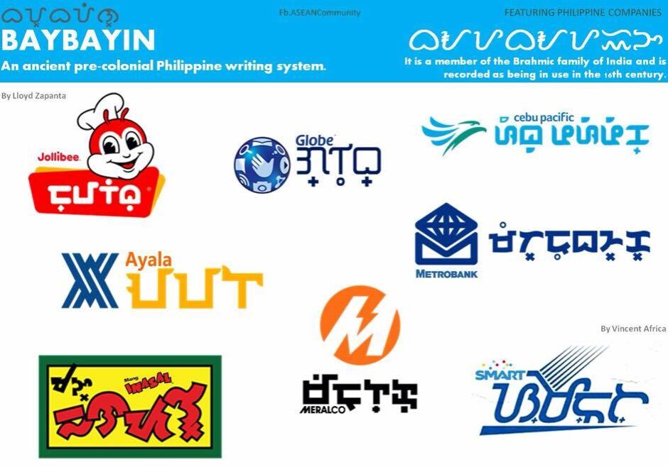 Image Source: Check Out These Filipino Brands in Baybayin! (2015). When in Manila